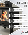 Directorust BBQ & Stove Paint Aerosol | Up to 1200°F (650°C) | 13.5 fl oz (400ml) | Matt Finish