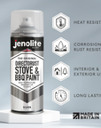 Directorust BBQ & Stove Paint Aerosol | Up to 1200°F (650°C) | 13.5 fl oz (400ml) | Matt Finish