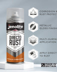 DIRECTORUST Spray Paint | Metallic Gloss | 400ml (13.52fl oz) | Multi-Surface