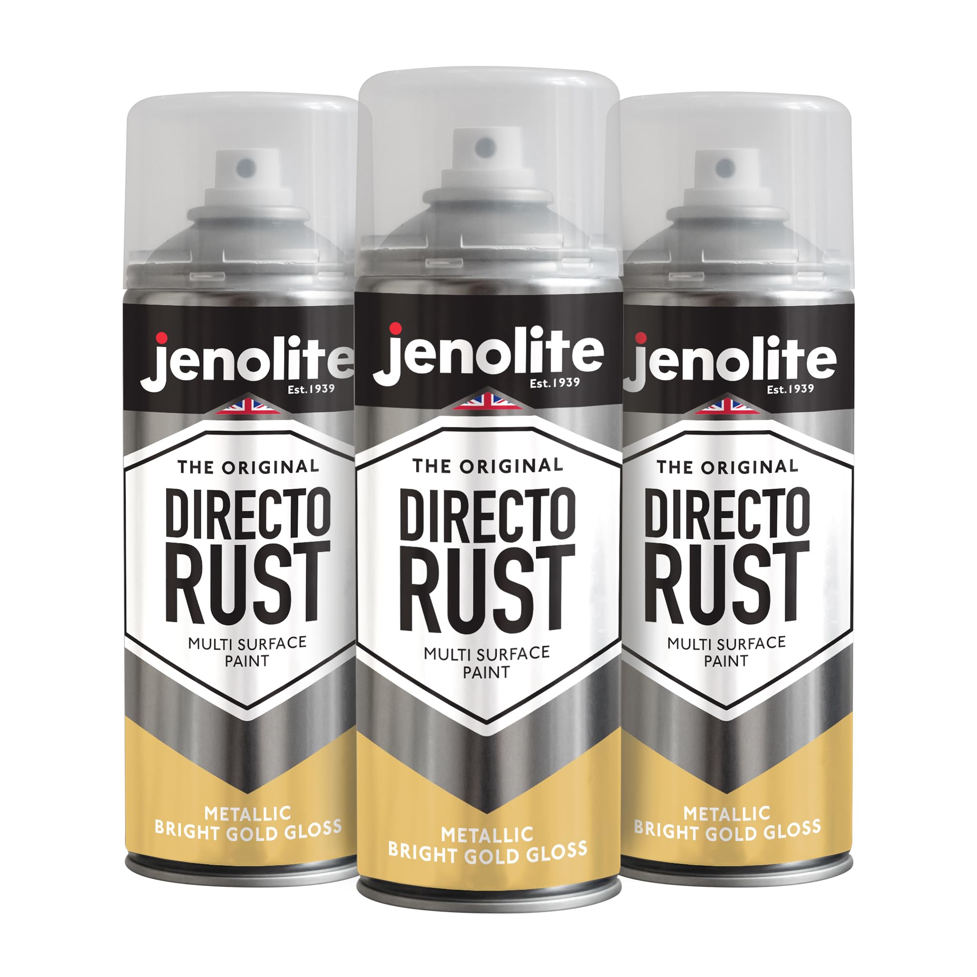 DIRECTORUST Spray Paint | Metallic Gloss | 400ml (13.52fl oz) | Multi-Surface