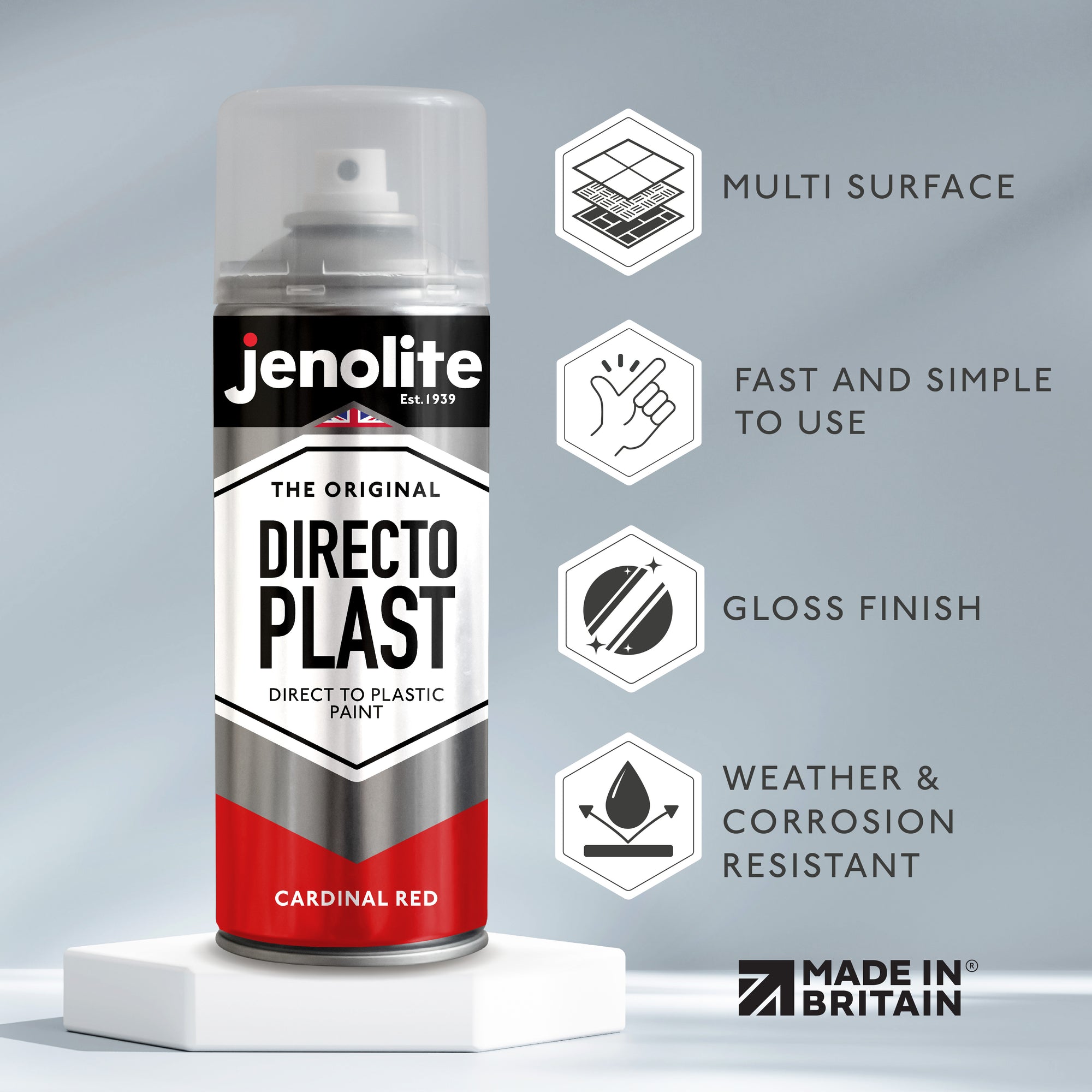 Directoplast Spray Paint | Gloss Finish | 400ml (13.5fl oz)