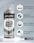 DIRECTORUST Spray Paint | Metallic Gloss | 400ml (13.52fl oz) | Multi-Surface
