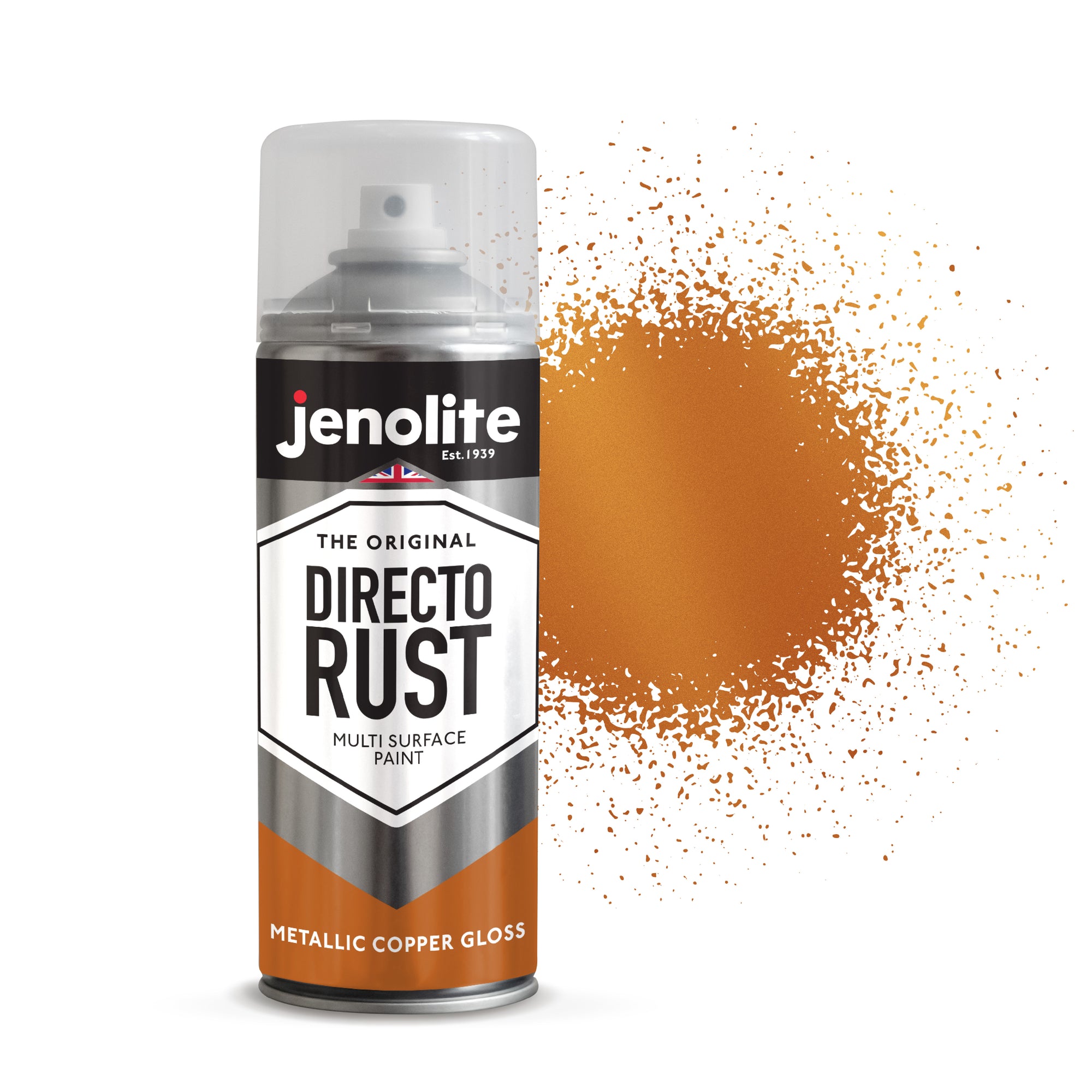 DIRECTORUST Spray Paint | Metallic Gloss | 400ml (13.52fl oz) | Multi-Surface
