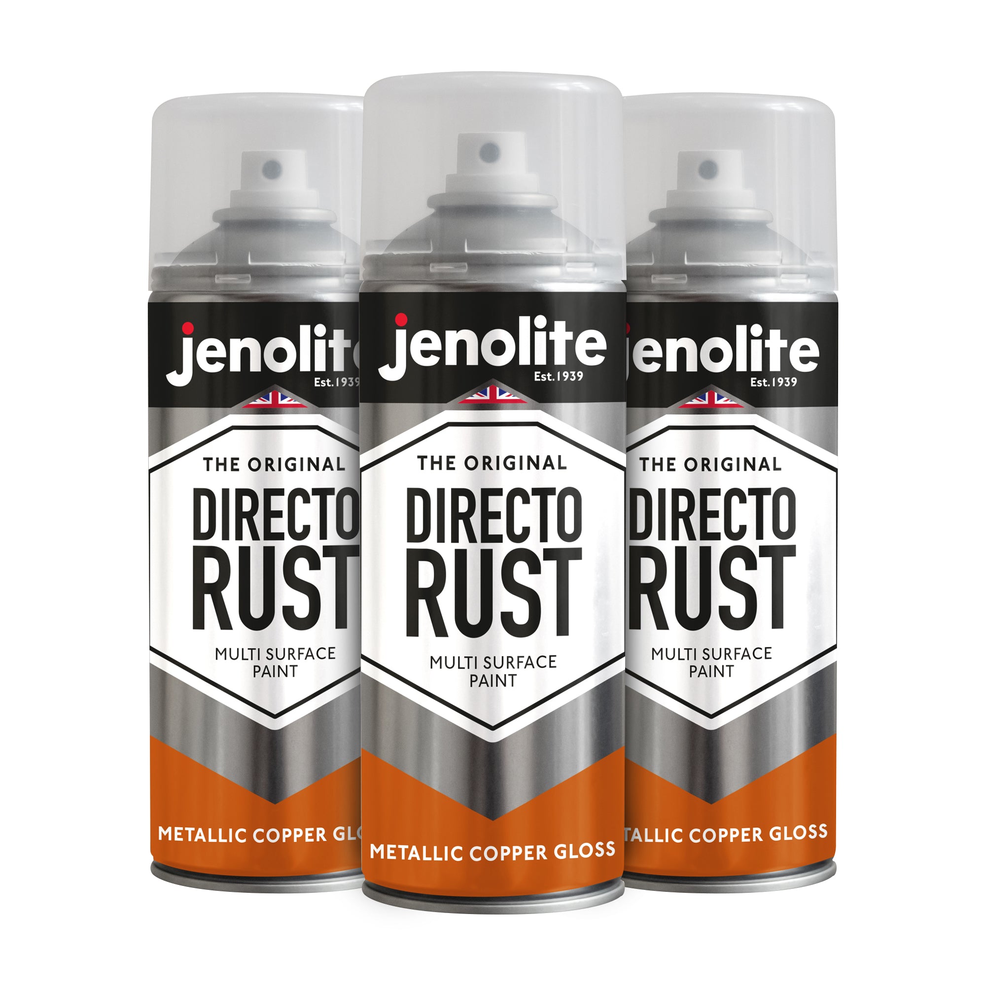 DIRECTORUST Spray Paint | Metallic Gloss | 400ml (13.52fl oz) | Multi-Surface