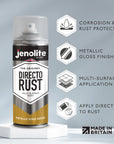 DIRECTORUST Spray Paint | Metallic Gloss | 400ml (13.52fl oz) | Multi-Surface