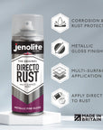 DIRECTORUST Spray Paint | Metallic Gloss | 400ml (13.52fl oz) | Multi-Surface