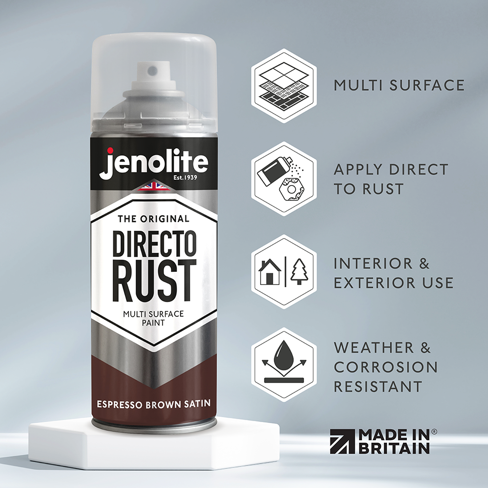 Directorust Satin/Semi-Gloss Spray Paint | 400ml (13.52fl oz)