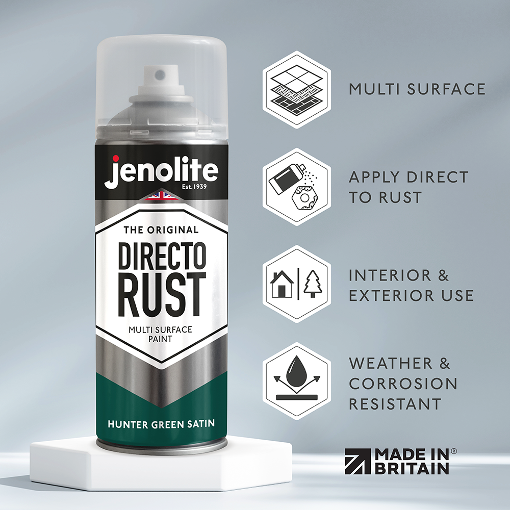 Directorust Satin/Semi-Gloss Spray Paint | 400ml (13.52fl oz)