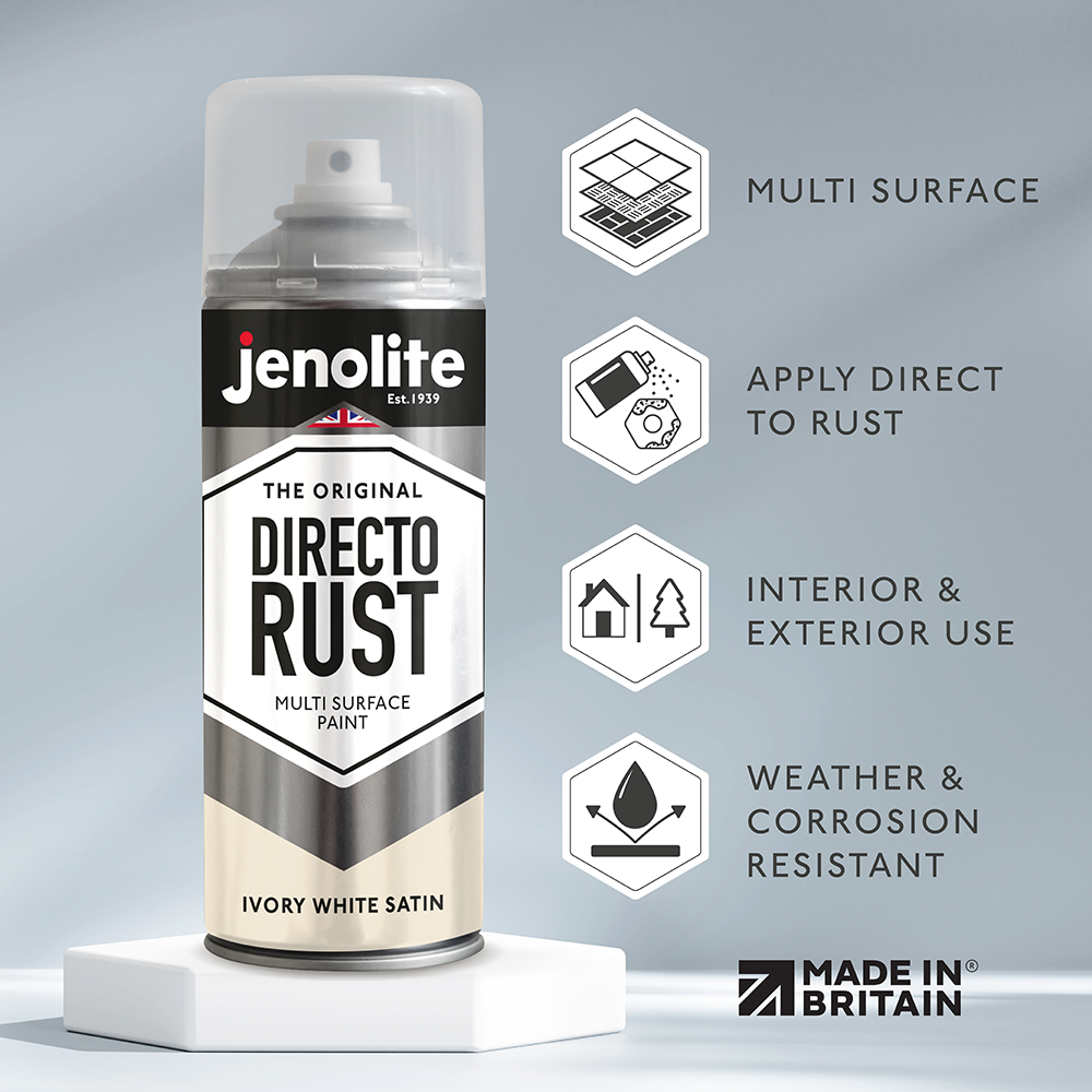 Directorust Satin/Semi-Gloss Spray Paint | 400ml (13.52fl oz)