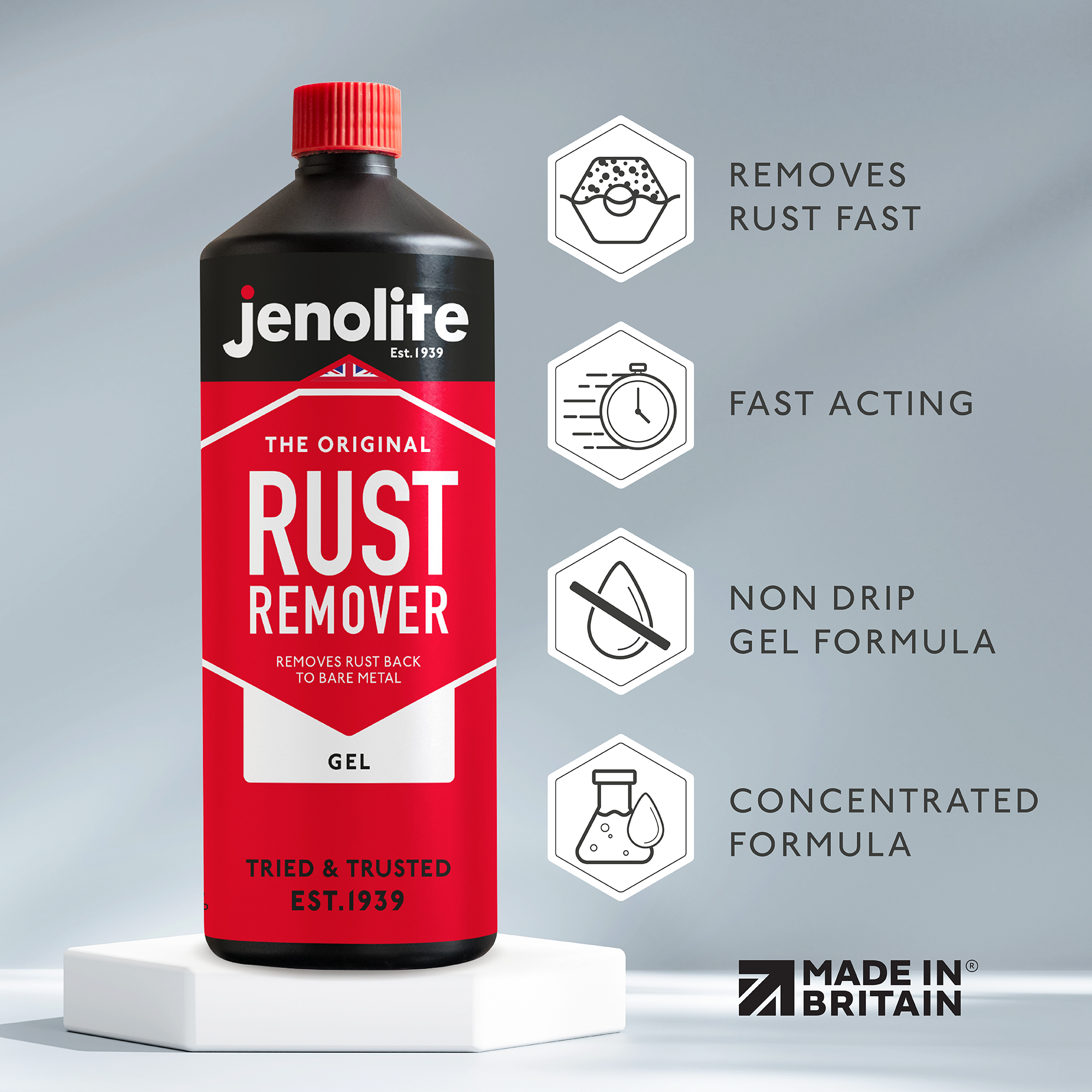 Gel Rust Remover for Metal