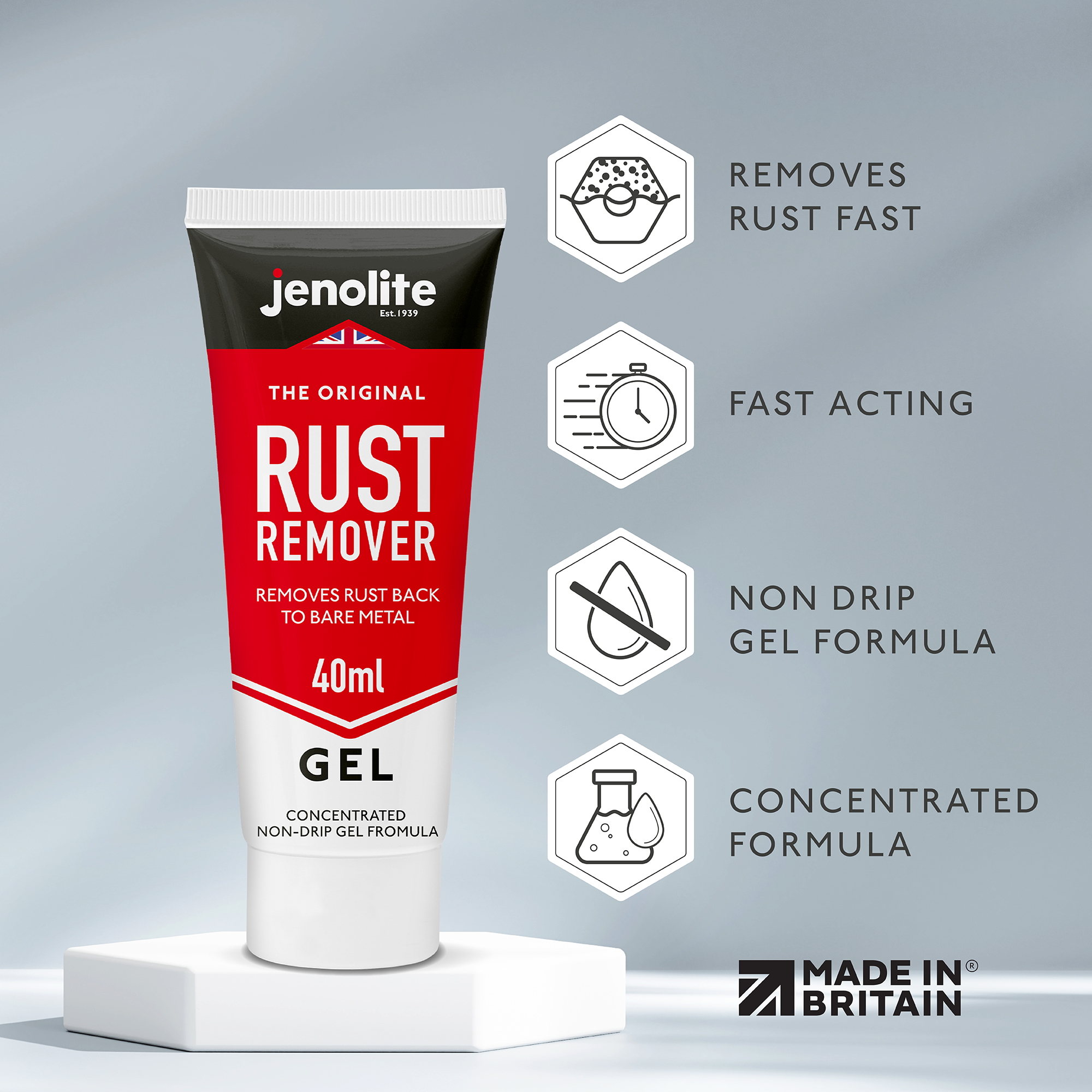 Gel Rust Remover for Metal – JENOLITE.US