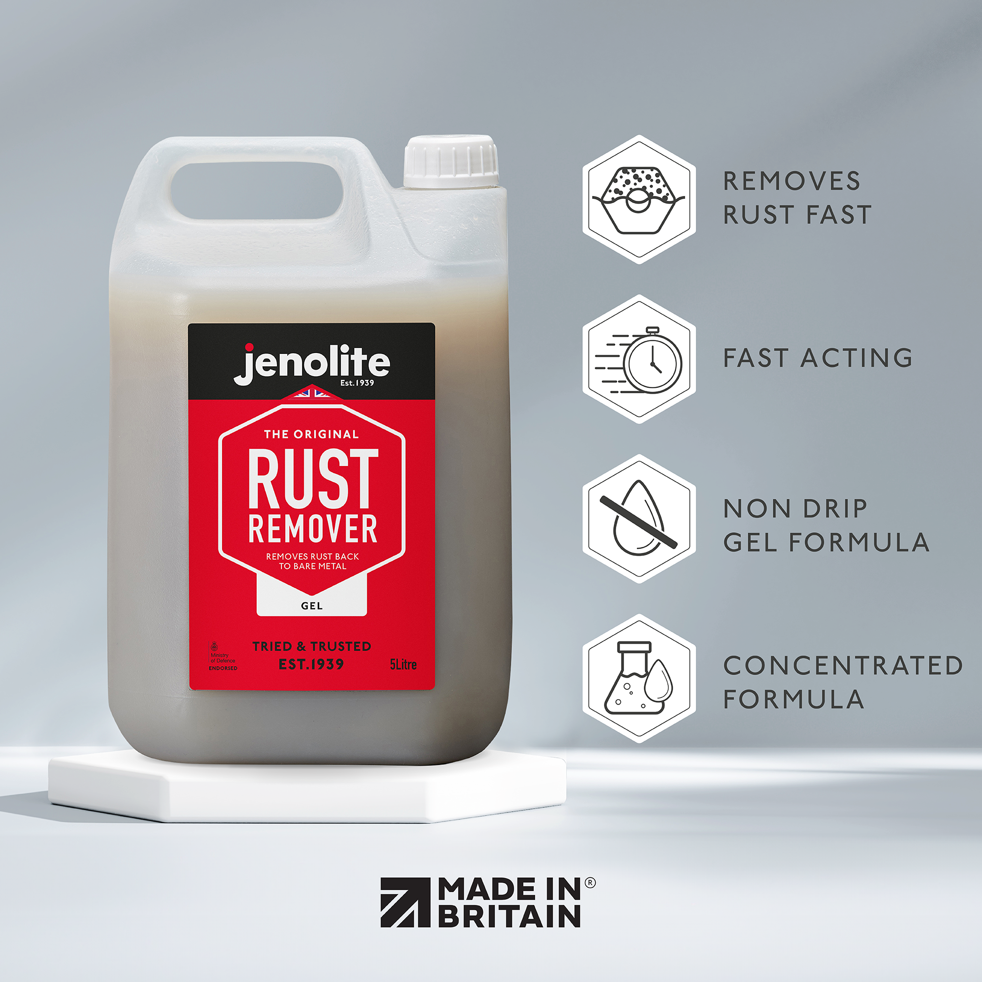 Gel Rust Remover for Metal