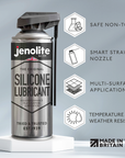 Silicone Spray Lubricant | 400ml (13.5 fl oz) | W/ Smart Straw